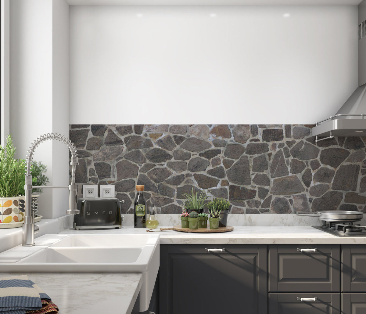 Küchenrückwand Steinoptik
