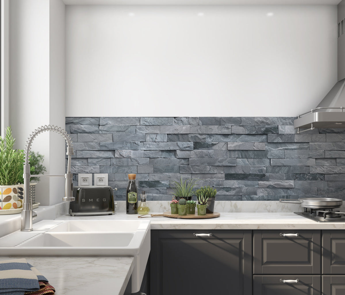 Küchenrückwand Steinoptik