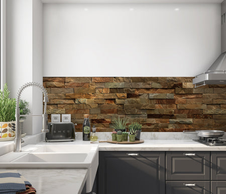 Küchenrückwand Steinoptik