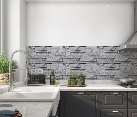 Küchenrückwand Steinoptik