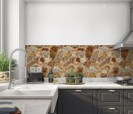 Küchenrückwand Steinoptik