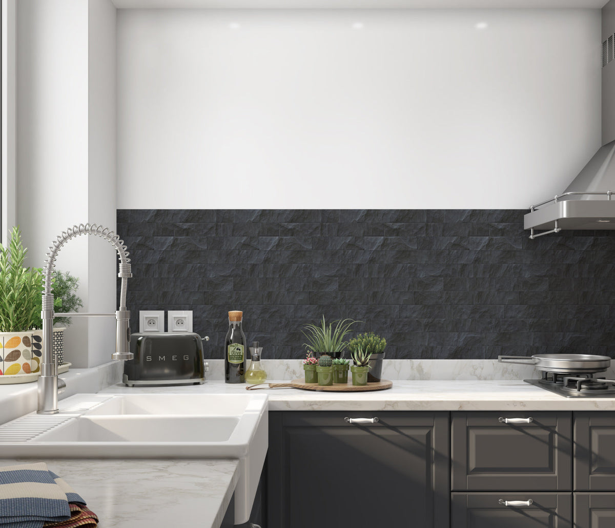 Küchenrückwand Steinoptik