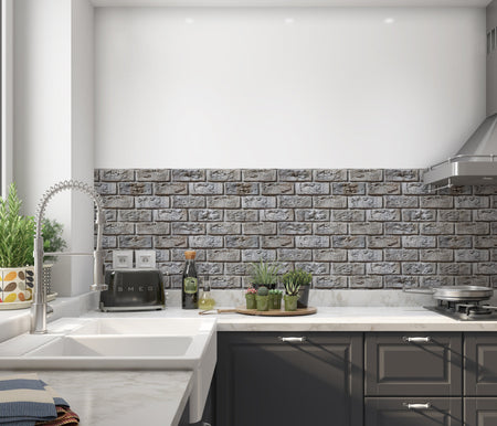 Küchenrückwand Steinoptik