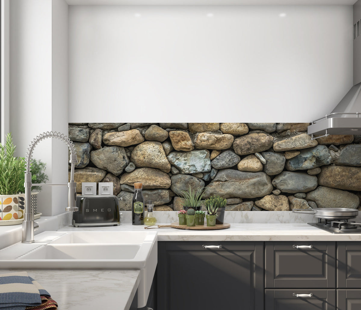 Küchenrückwand Steinoptik