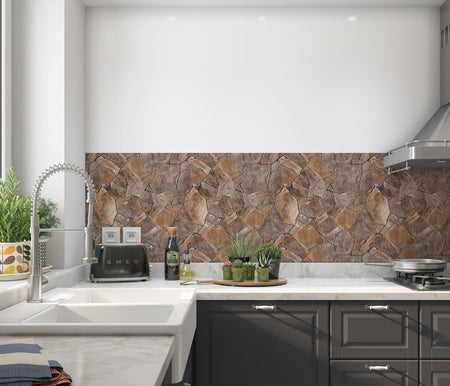 Küchenrückwand Steinoptik