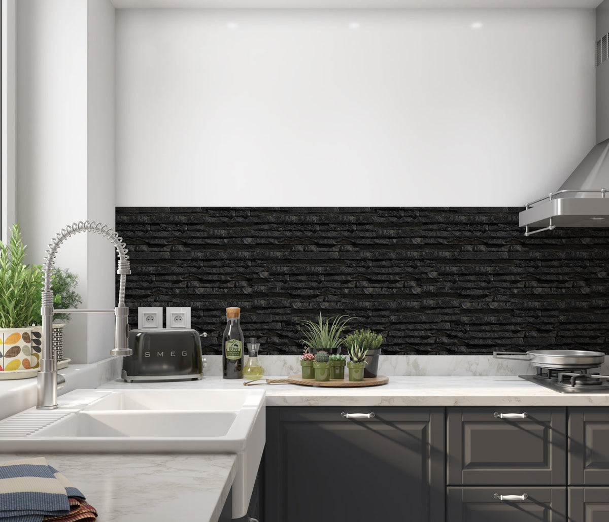 Küchenrückwand Steinoptik