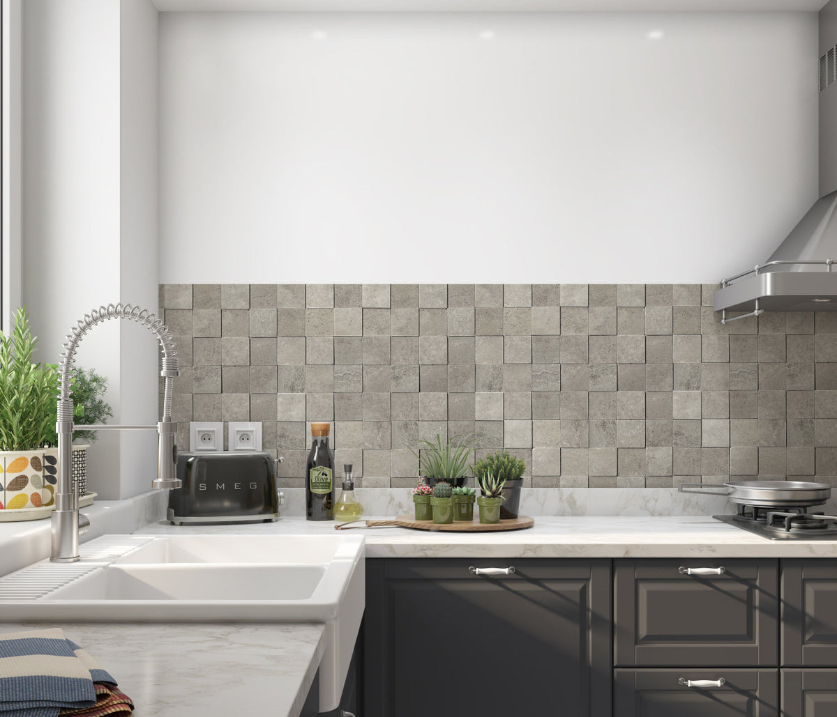 Küchenrückwand Steinoptik