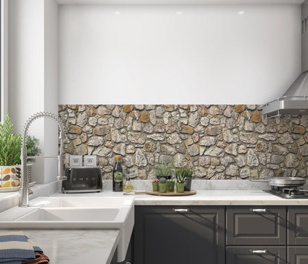 Küchenrückwand Steinoptik