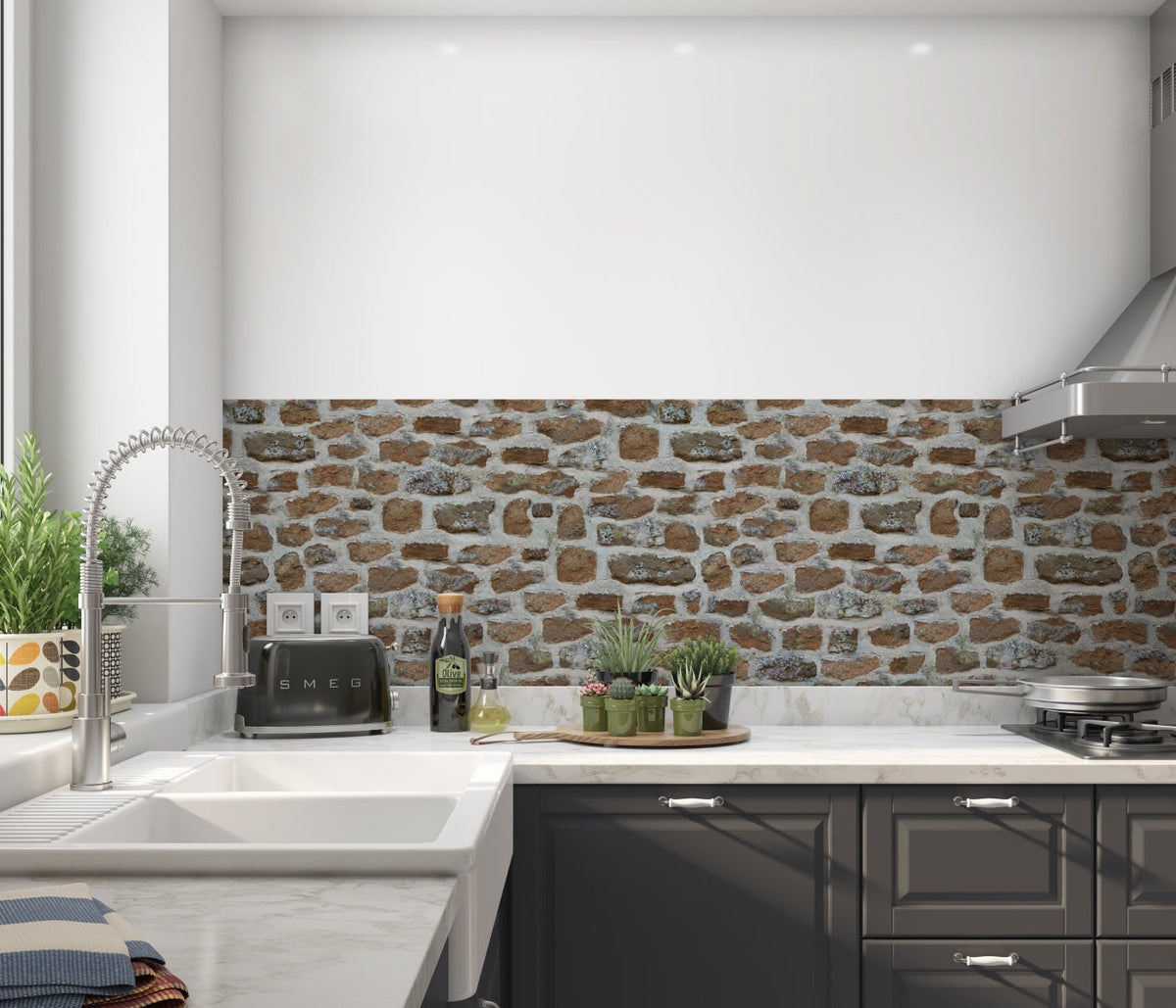 Küchenrückwand Steinoptik