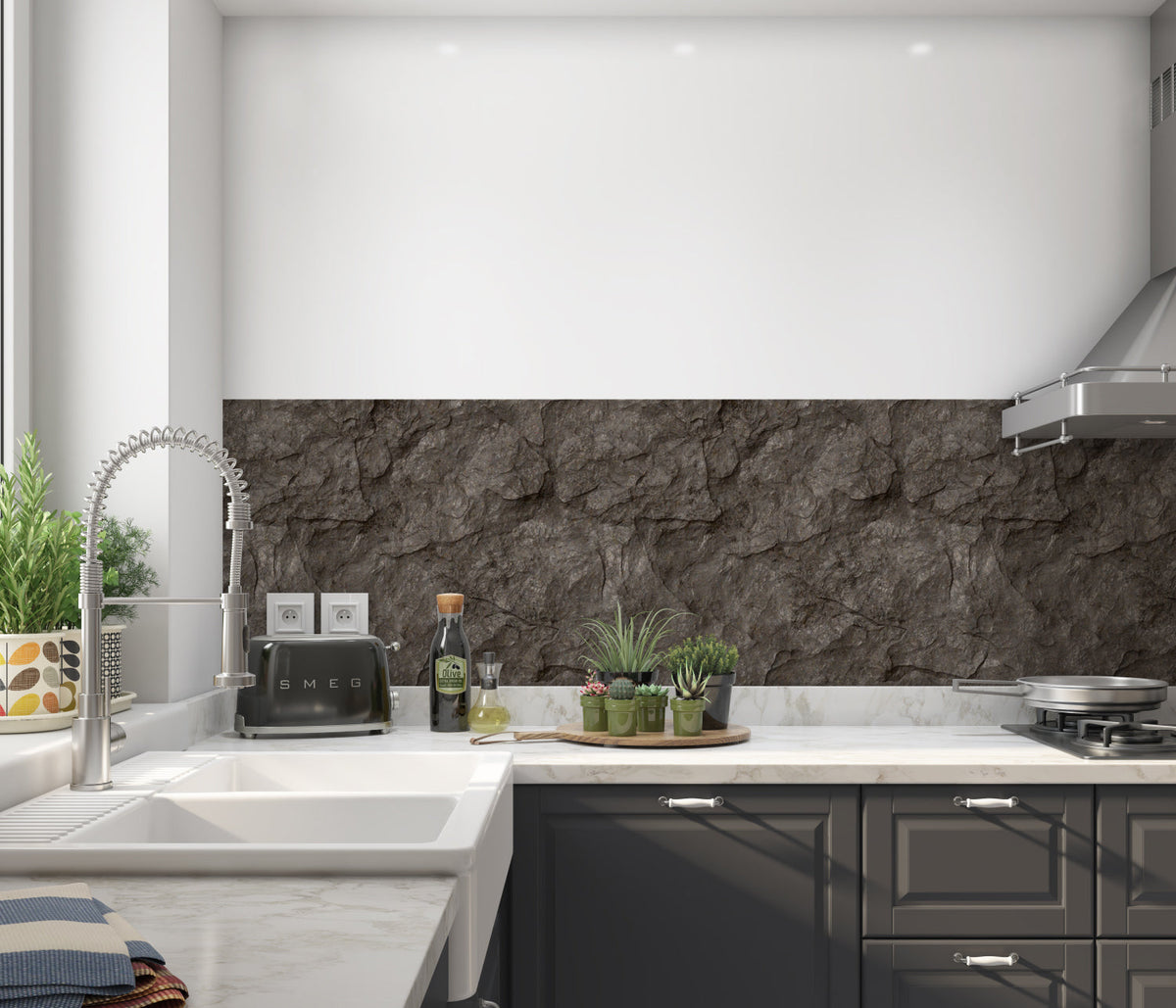 Küchenrückwand Steinoptik