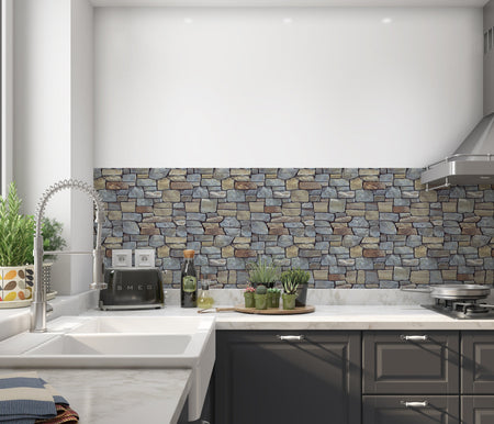 Küchenrückwand Steinoptik