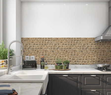 Küchenrückwand Steinoptik