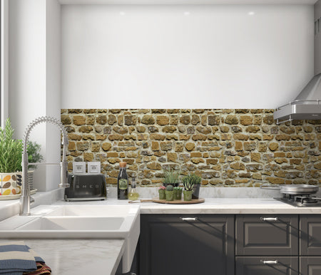 Küchenrückwand Steinoptik