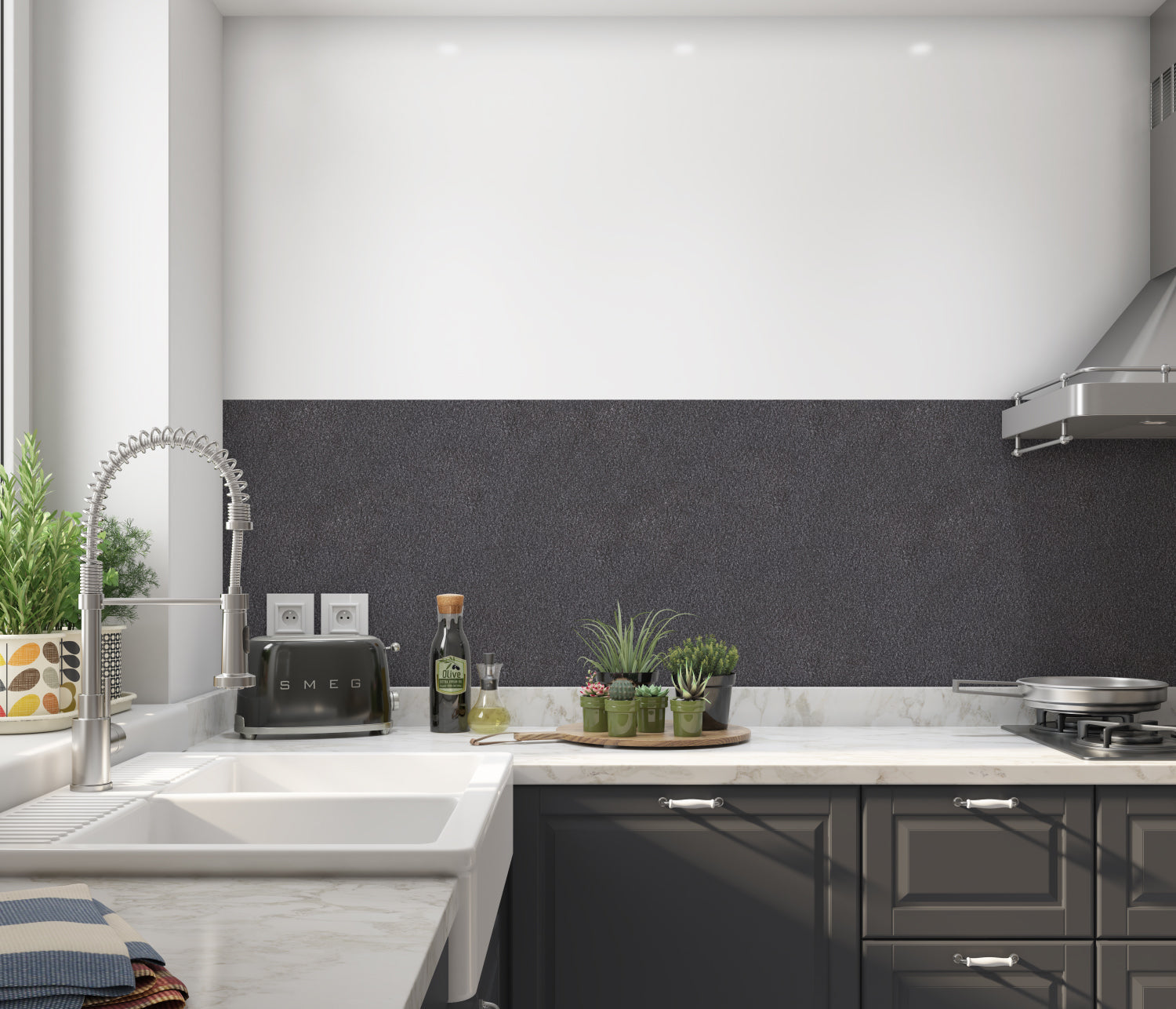 Küchenrückwand Steinoptik