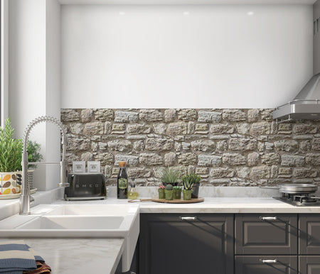 Küchenrückwand Steinoptik