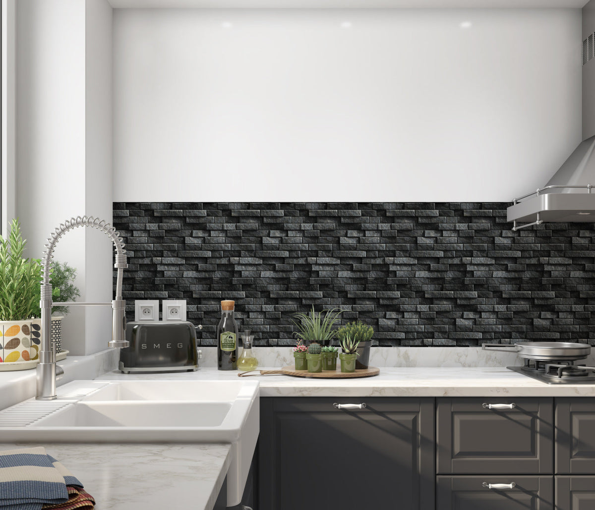 Küchenrückwand Steinoptik