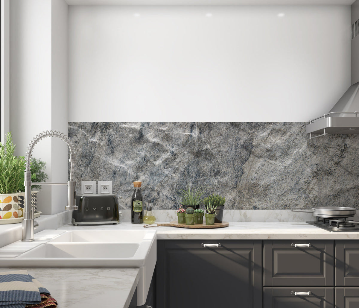 Küchenrückwand Steinoptik