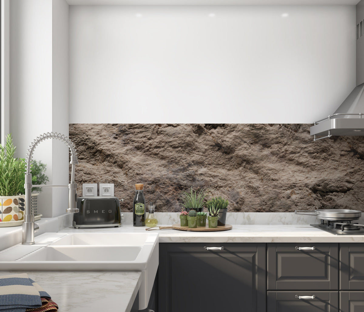 Küchenrückwand Steinoptik