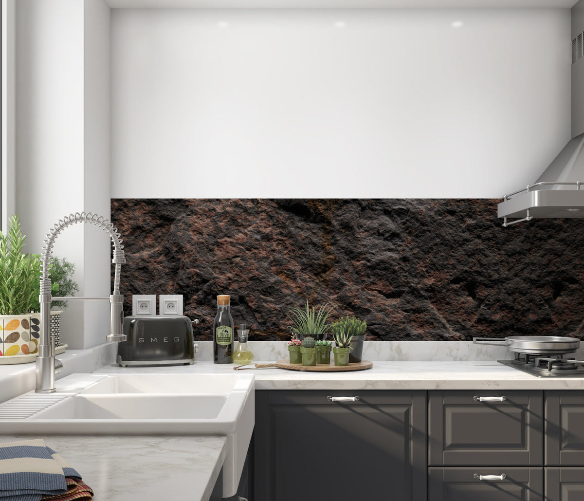 Küchenrückwand Steinoptik