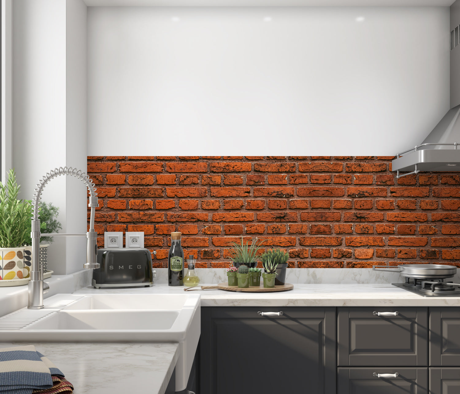 Küchenrückwand Steinoptik