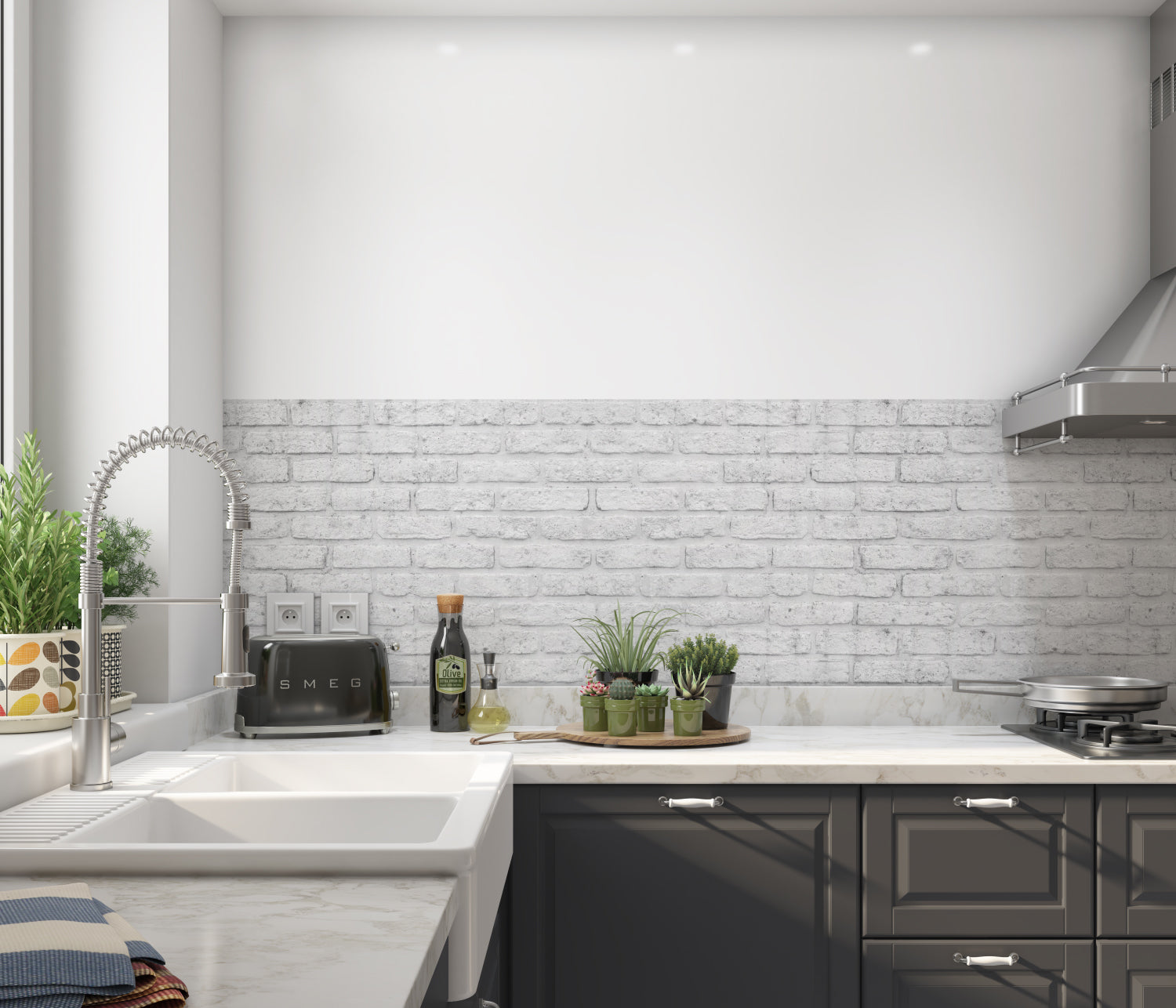 Küchenrückwand Steinoptik