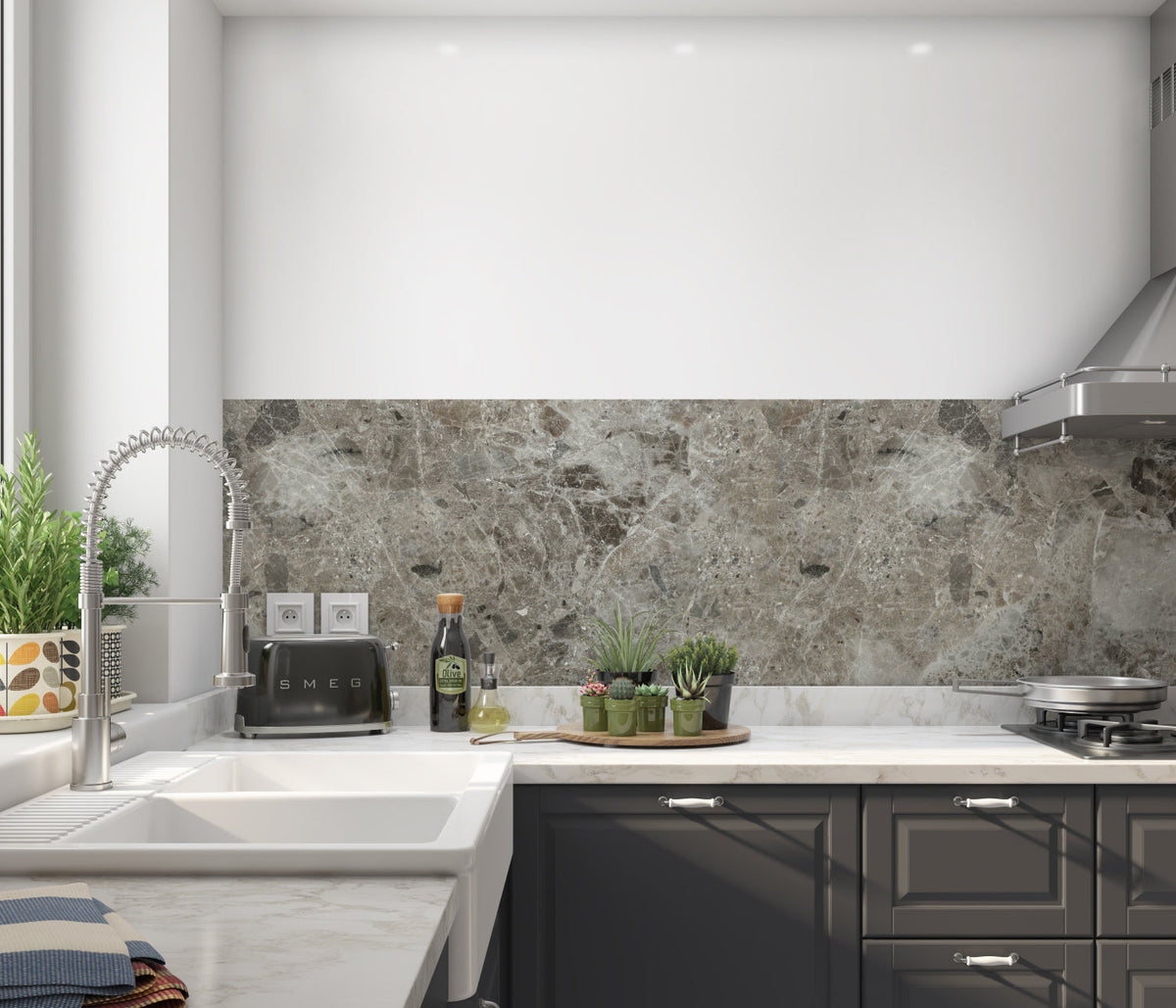 Küchenrückwand Steinoptik
