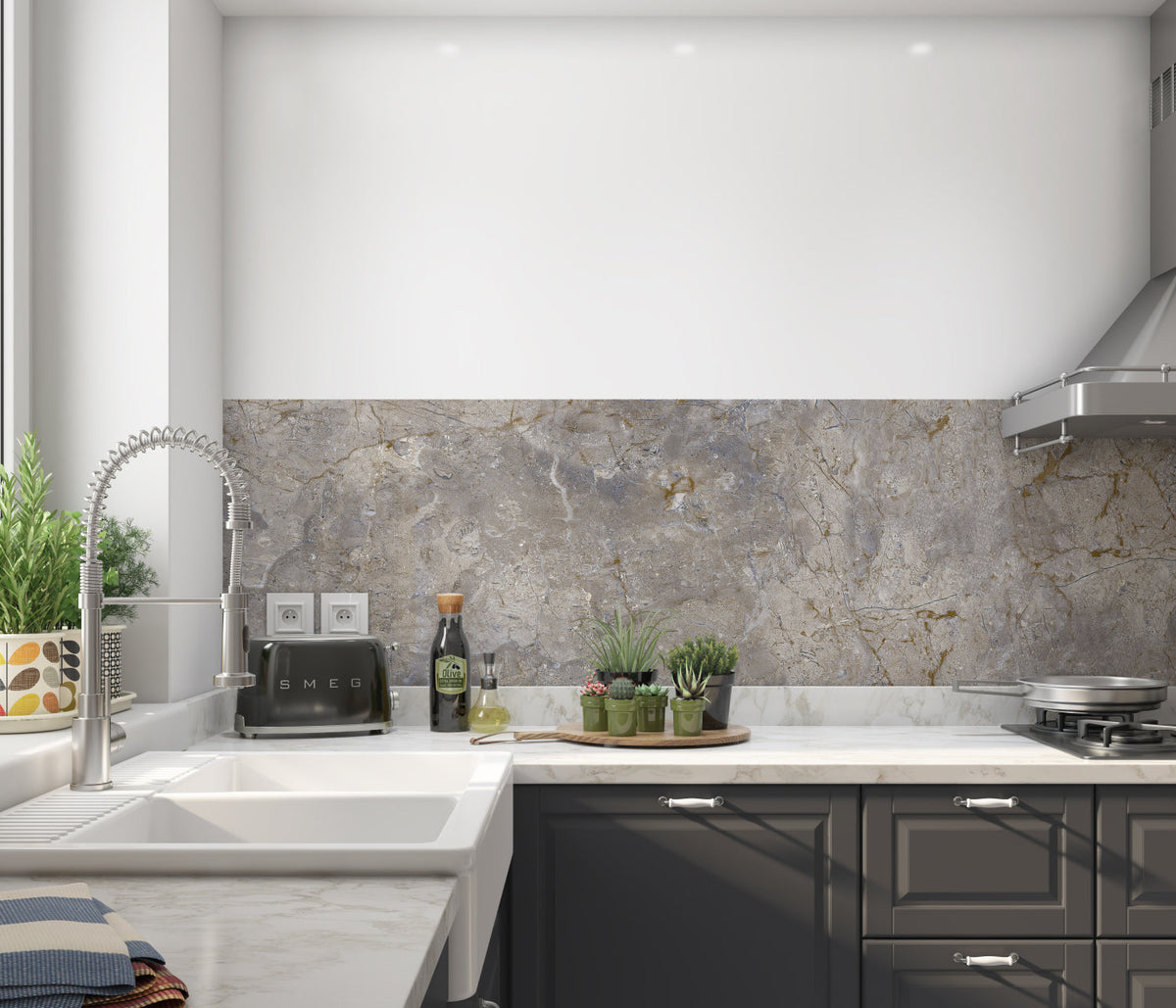 Küchenrückwand Steinoptik