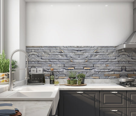 Küchenrückwand Steinoptik