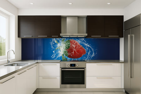 Küchenrückwand Erdbeere