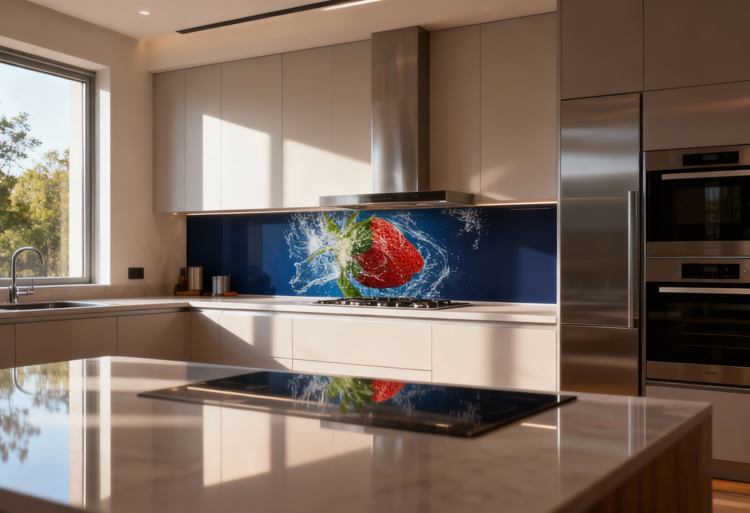 Küchenrückwand Erdbeere