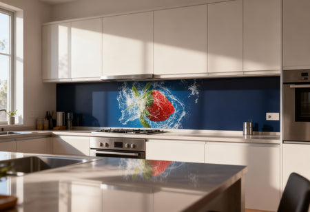 Küchenrückwand Erdbeere