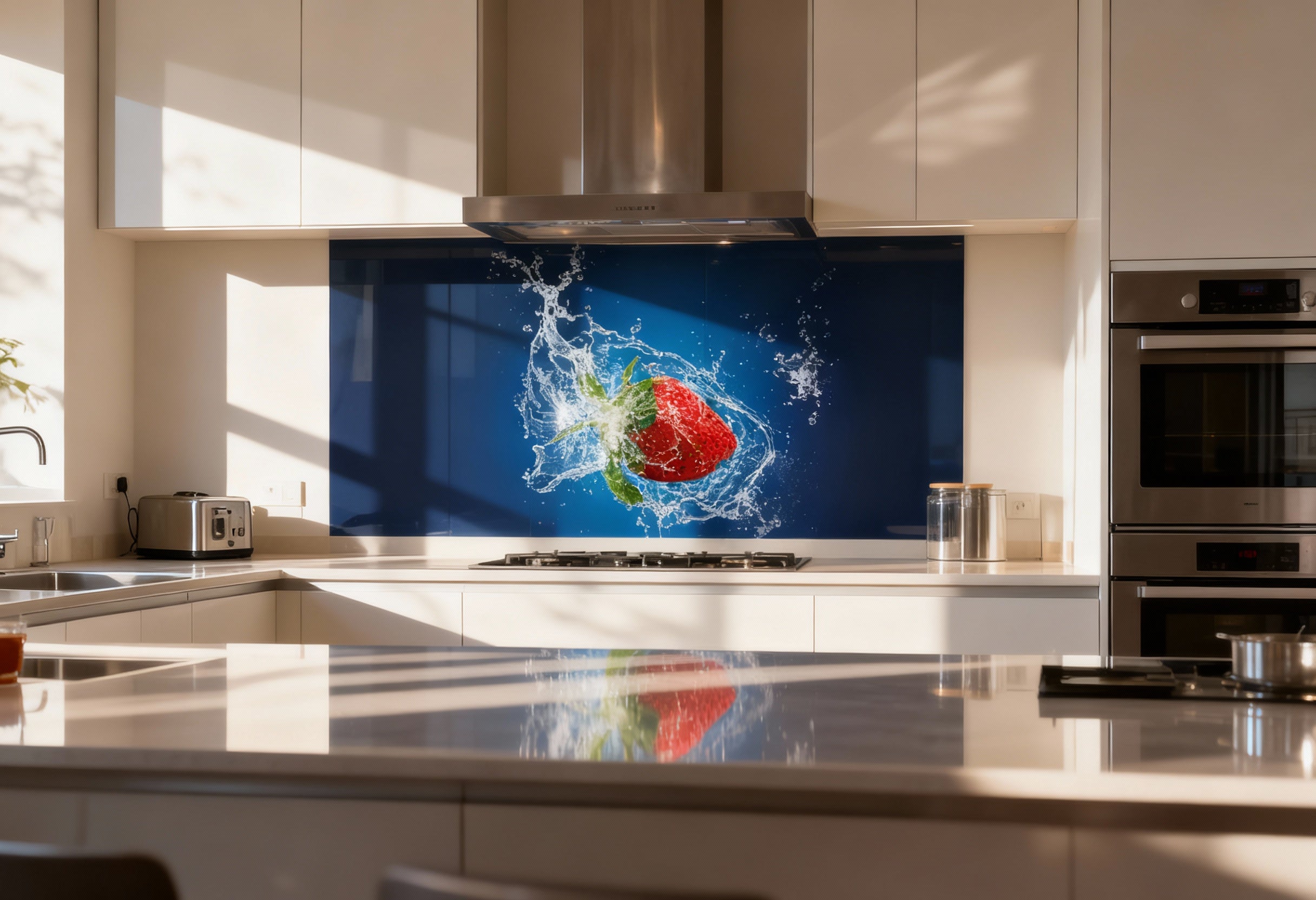 Küchenrückwand Erdbeere