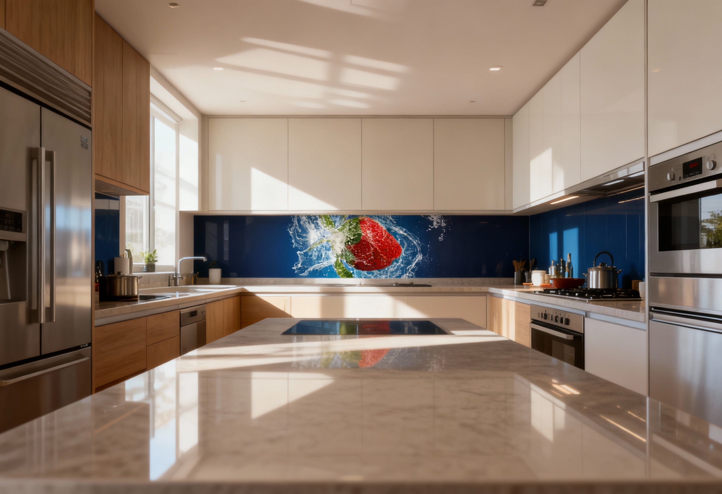 Küchenrückwand Erdbeere
