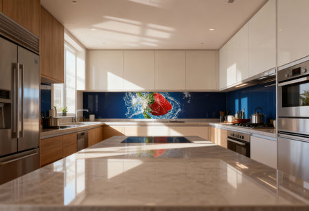 Küchenrückwand Erdbeere