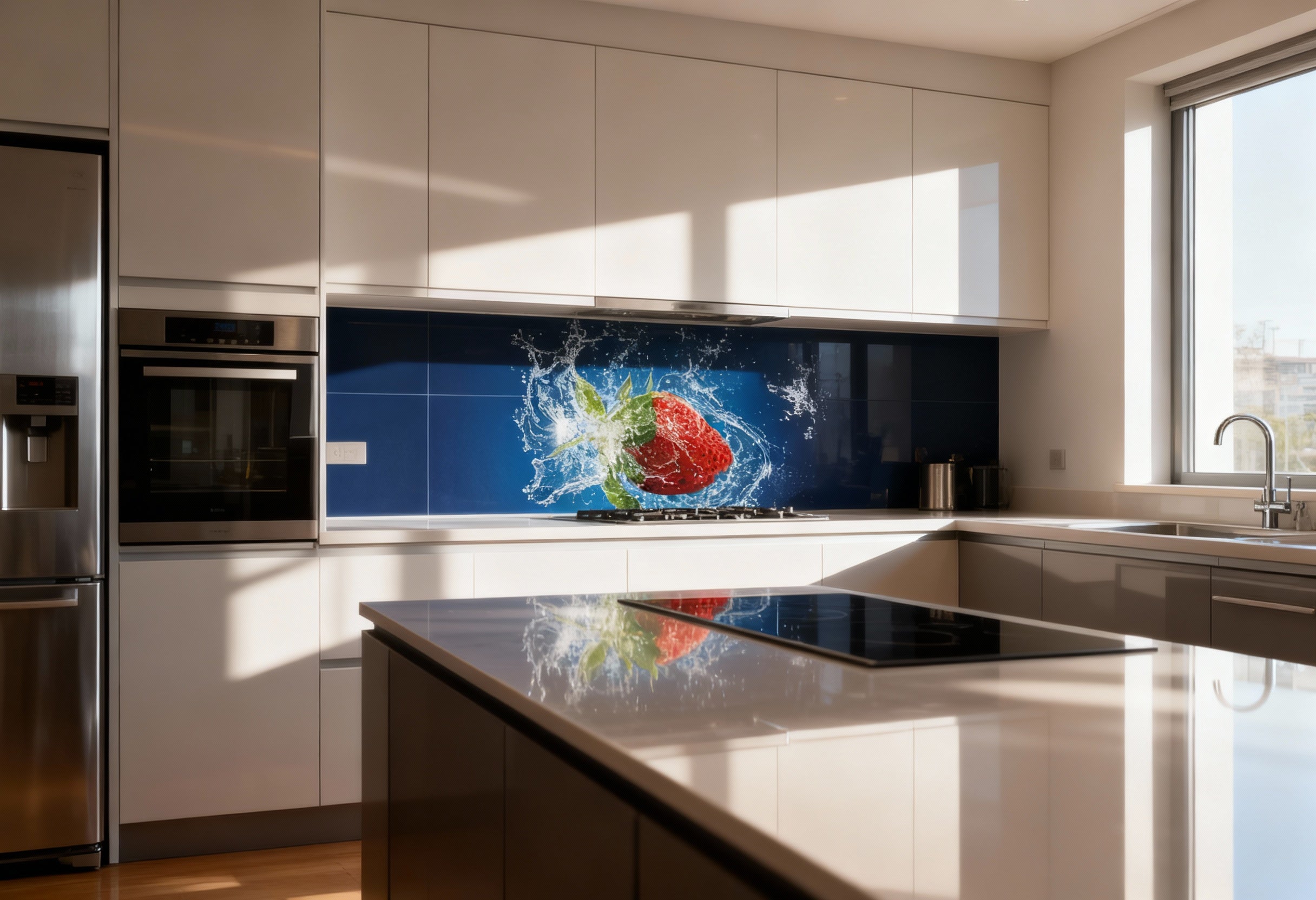 Küchenrückwand Erdbeere