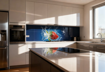 Küchenrückwand Erdbeere