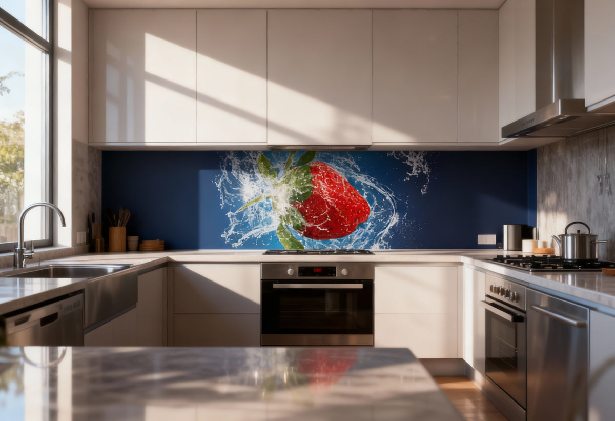 Küchenrückwand Erdbeere