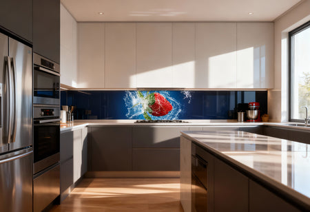Küchenrückwand Erdbeere