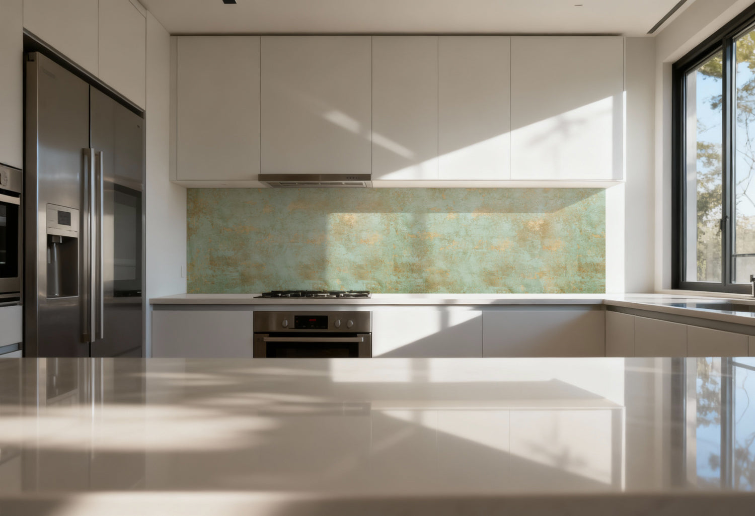 Küchenrückwand Betonoptik