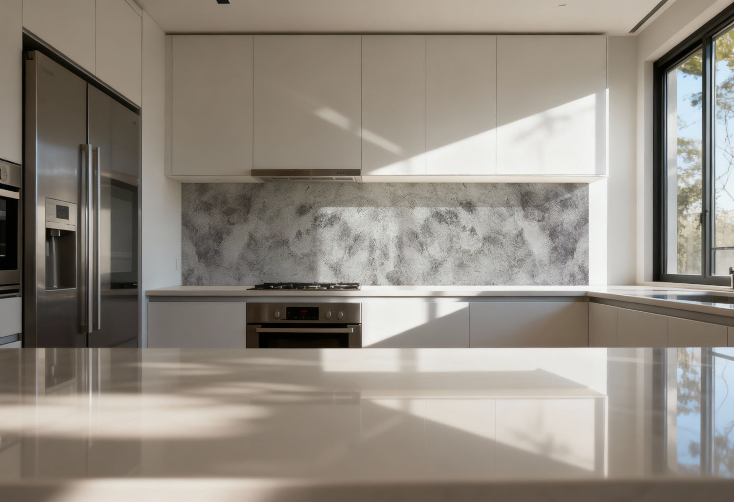 Küchenrückwand Betonoptik