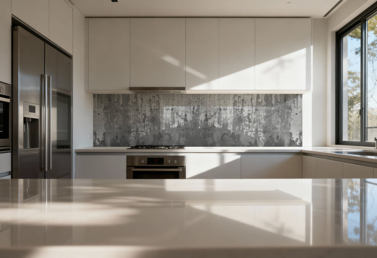 Küchenrückwand Betonoptik