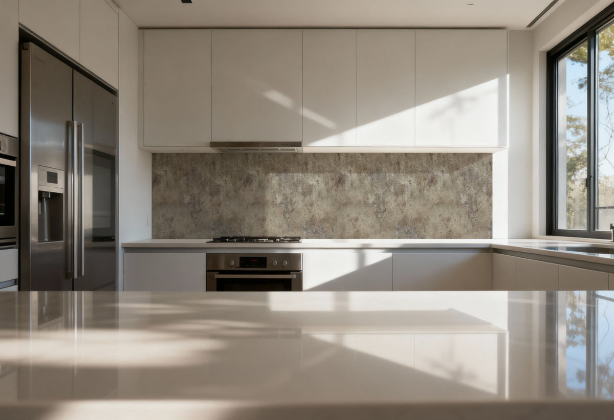 Küchenrückwand Betonoptik