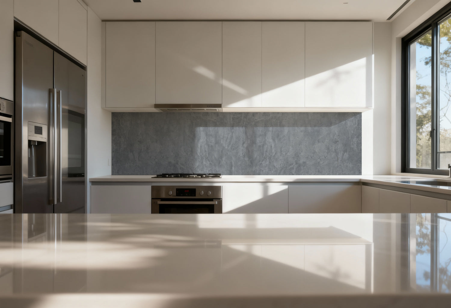 Küchenrückwand Betonoptik