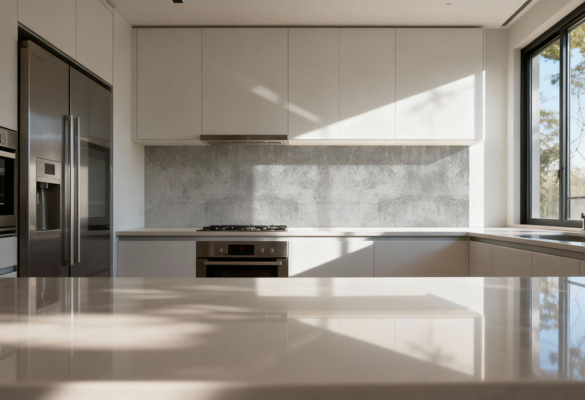 Küchenrückwand Betonoptik
