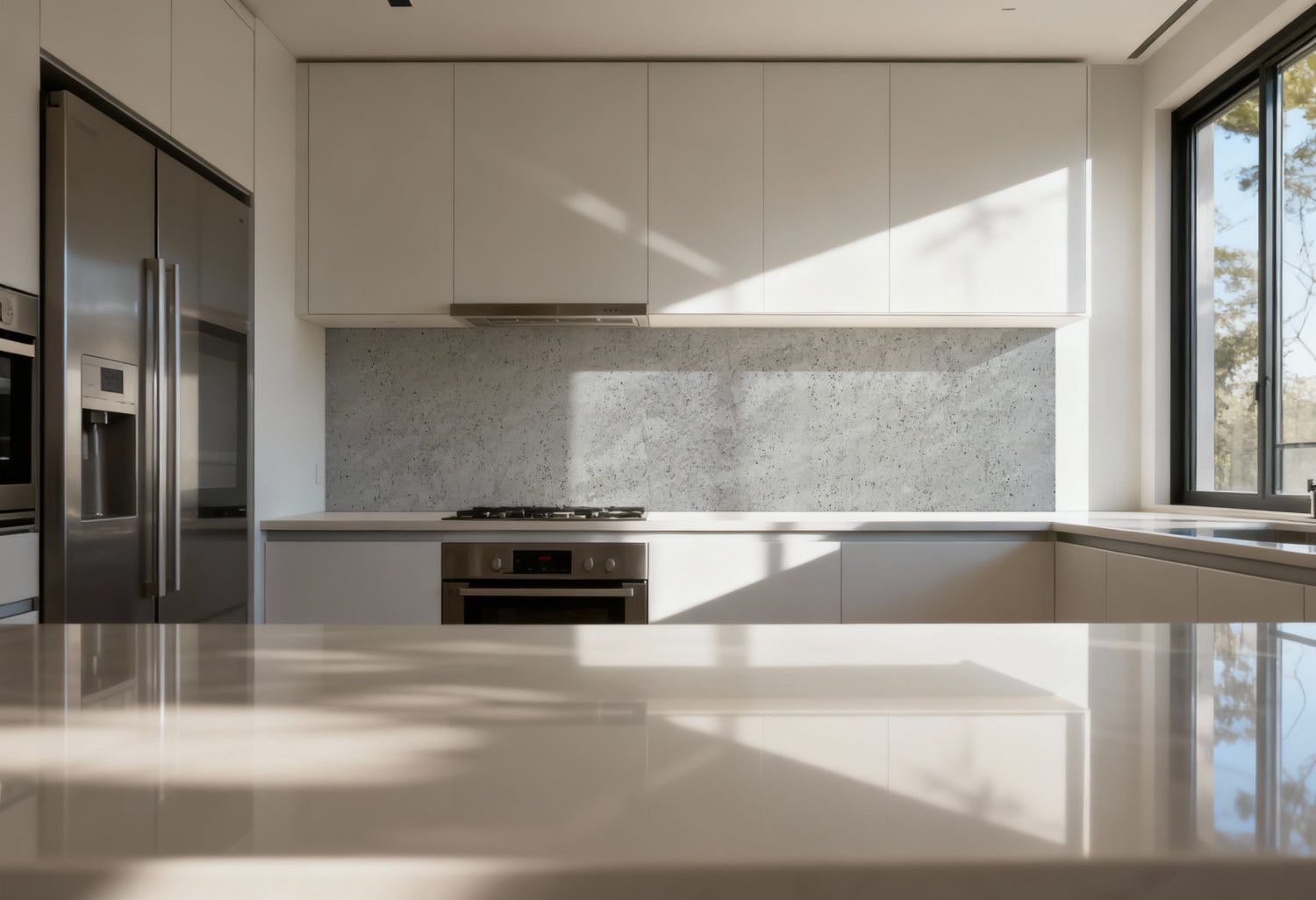 Küchenrückwand Betonoptik