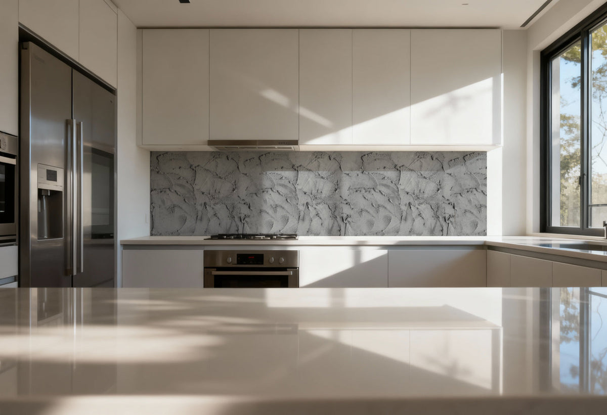 Küchenrückwand Betonoptik