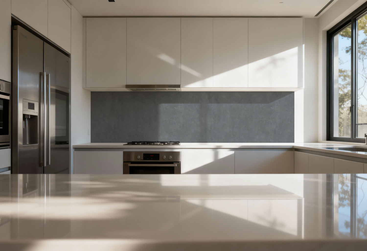 Küchenrückwand Betonoptik