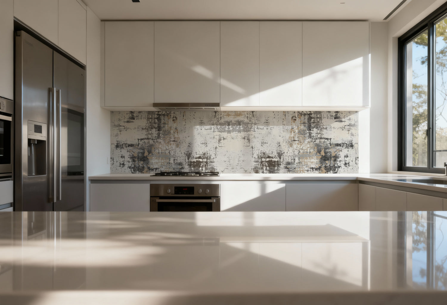 Küchenrückwand Betonoptik