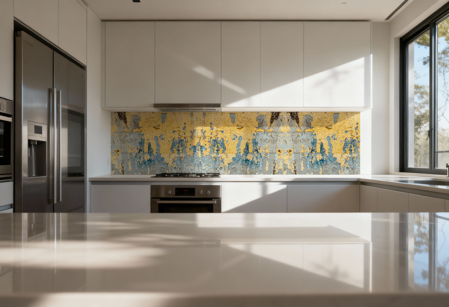 Küchenrückwand Betonoptik