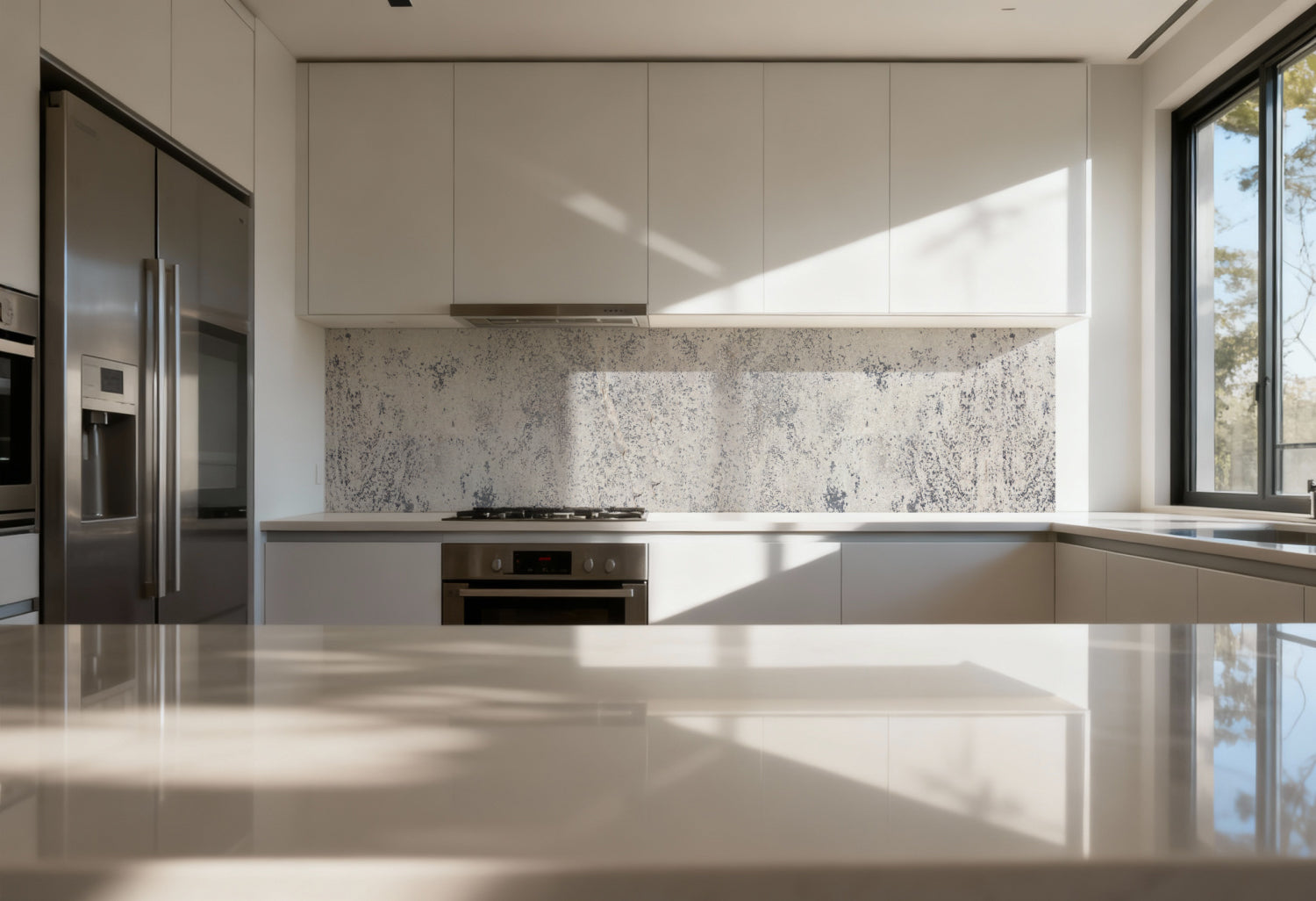 Küchenrückwand Betonoptik